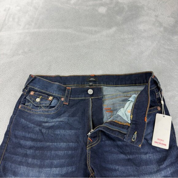 True Religion NWT Ricky Flap 34 105446 Ricky Relaxed Straight Men's Sz 40x34 - Picture 9 of 10